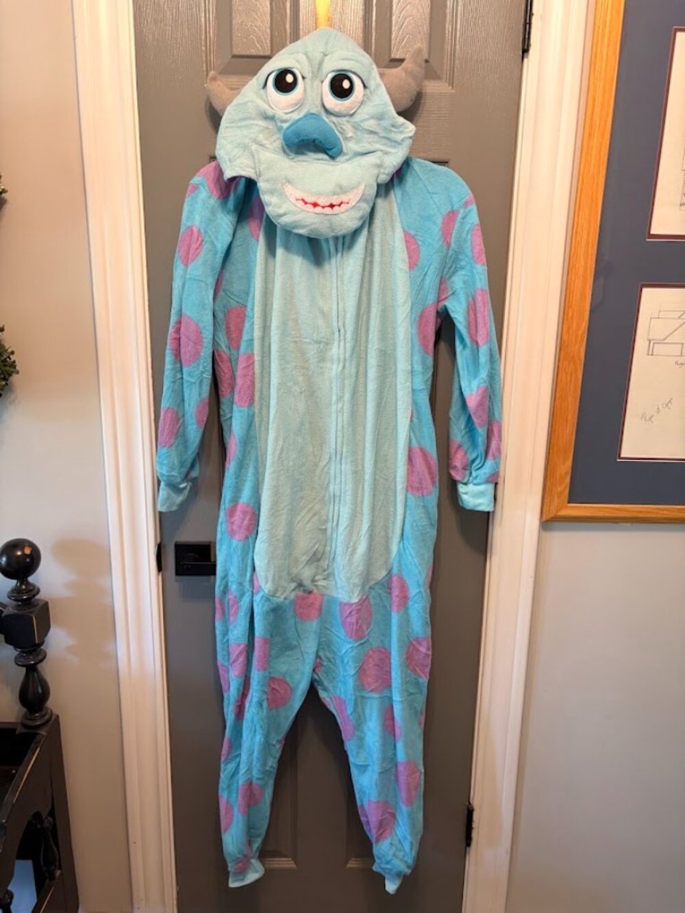 Adult Small Sulley Jumpsuit - Monsters Inc.